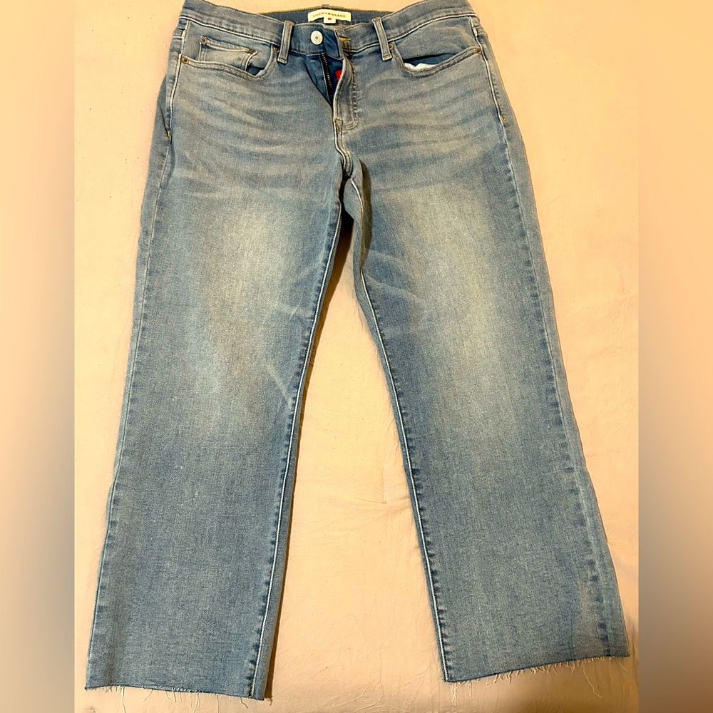 New Lucky crop jeans size 14